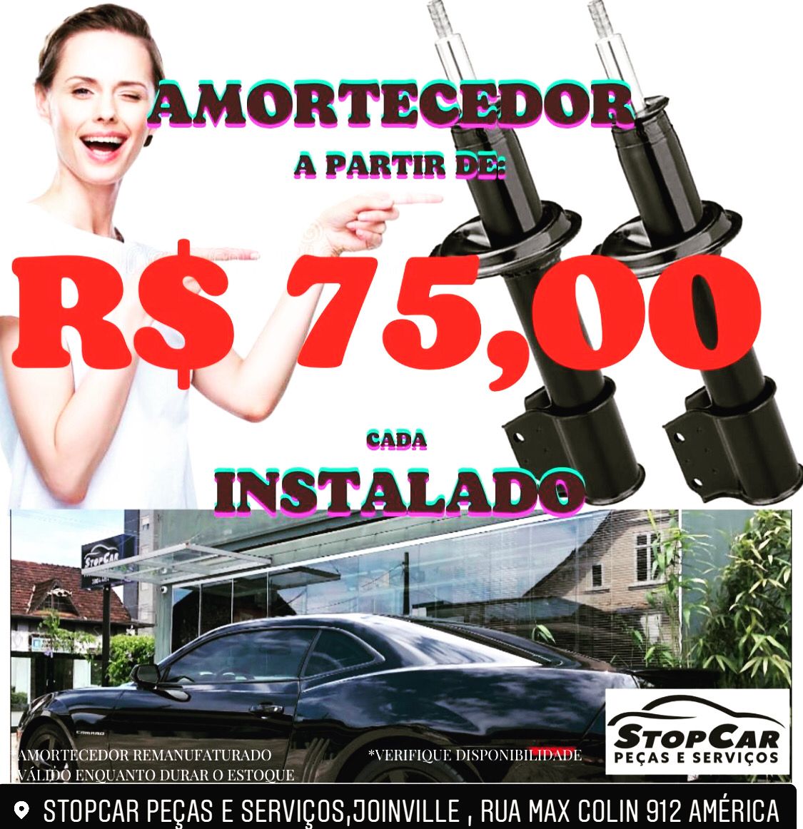 STOPCAR PEÇAS E SERVIÇOS - autopeças em Joinville (47) 3804 4152